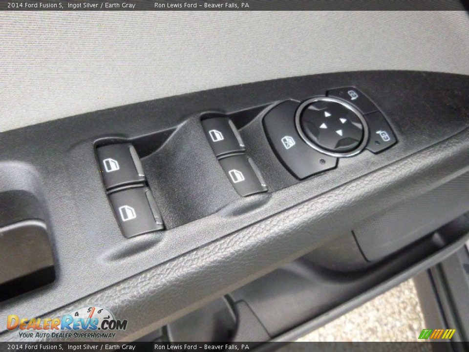 2014 Ford Fusion S Ingot Silver / Earth Gray Photo #15