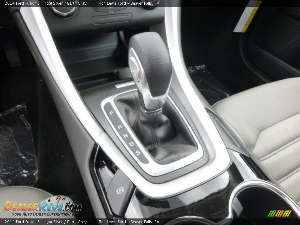 2014 Ford Fusion S Ingot Silver / Earth Gray Photo #17