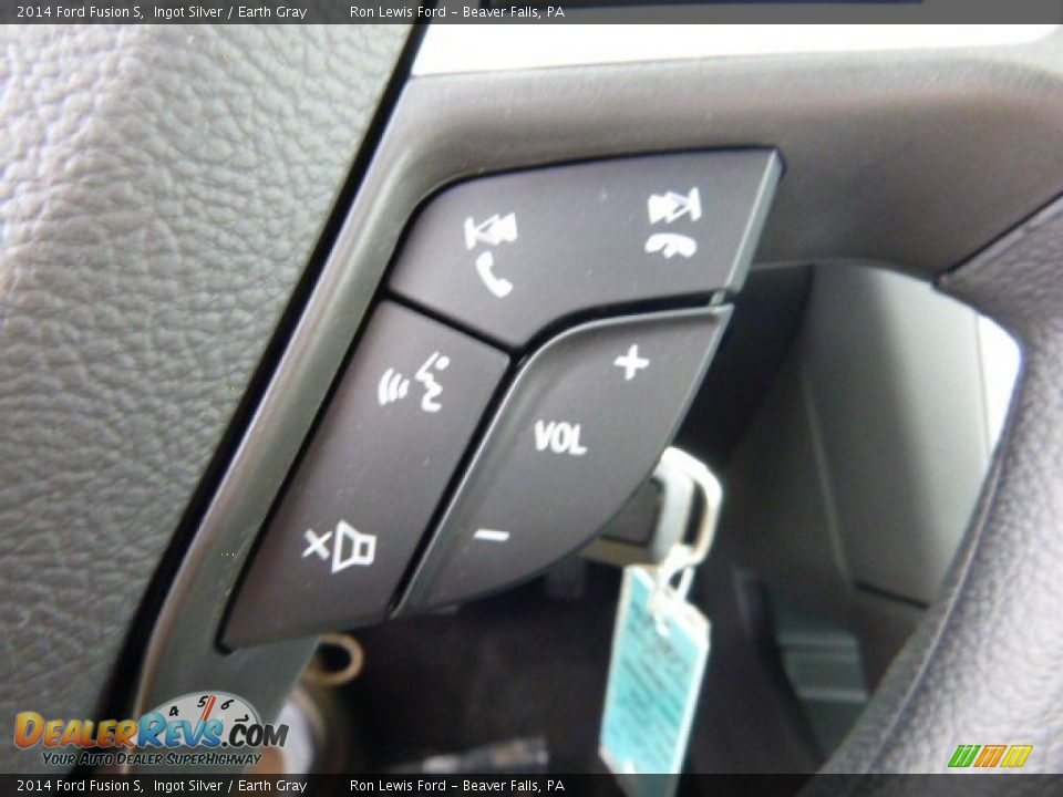 2014 Ford Fusion S Ingot Silver / Earth Gray Photo #18