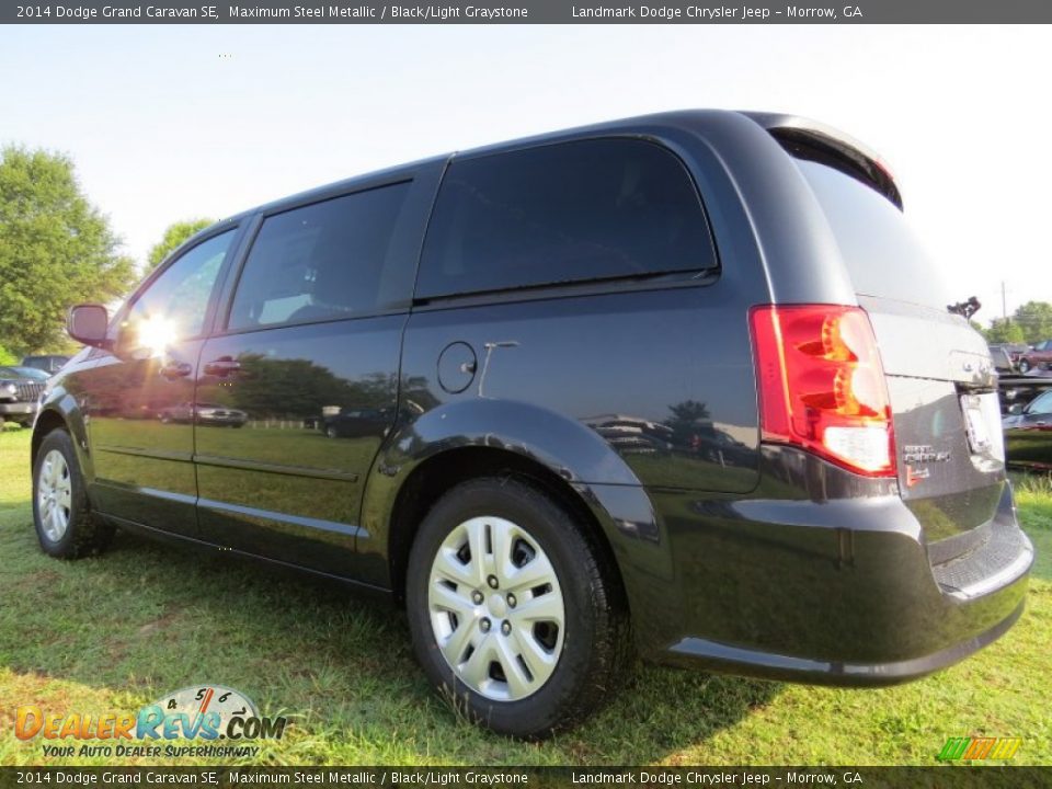 2014 Dodge Grand Caravan SE Maximum Steel Metallic / Black/Light Graystone Photo #2