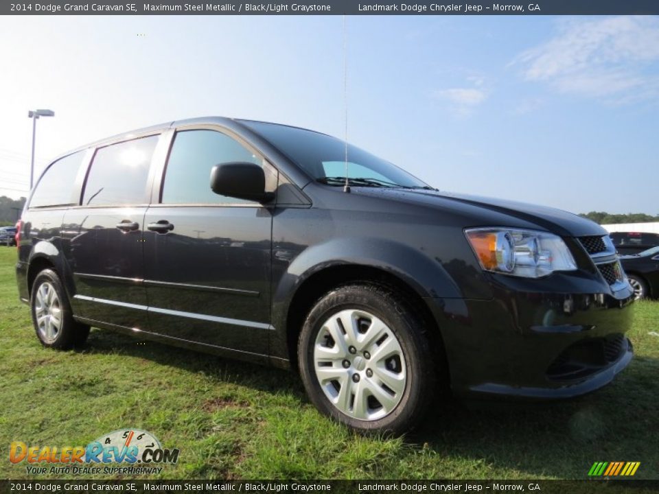 2014 Dodge Grand Caravan SE Maximum Steel Metallic / Black/Light Graystone Photo #4