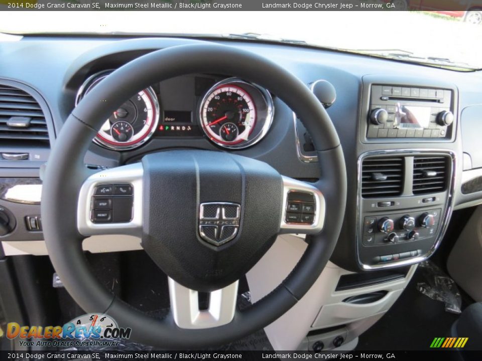 2014 Dodge Grand Caravan SE Maximum Steel Metallic / Black/Light Graystone Photo #7