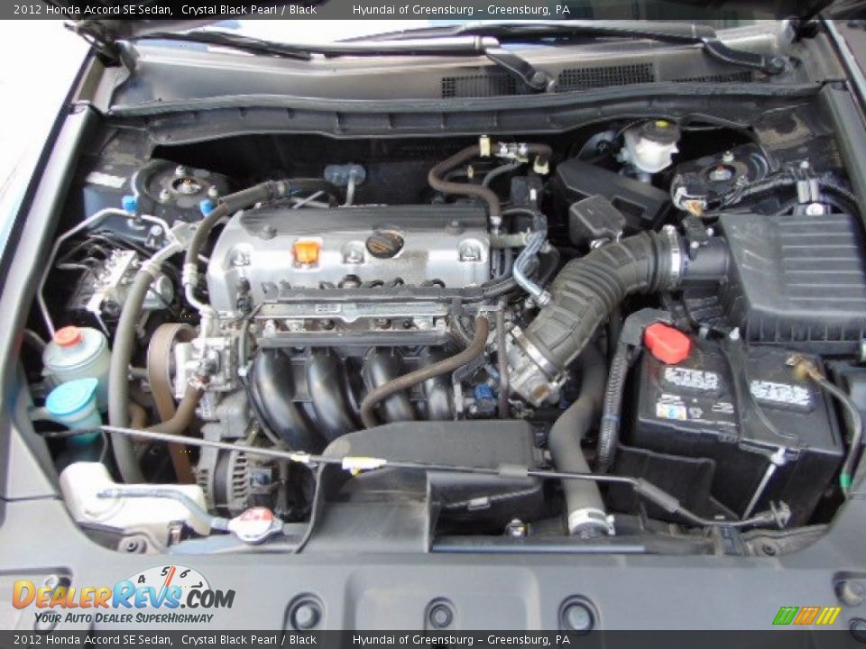 2012 Honda Accord SE Sedan Crystal Black Pearl / Black Photo #9