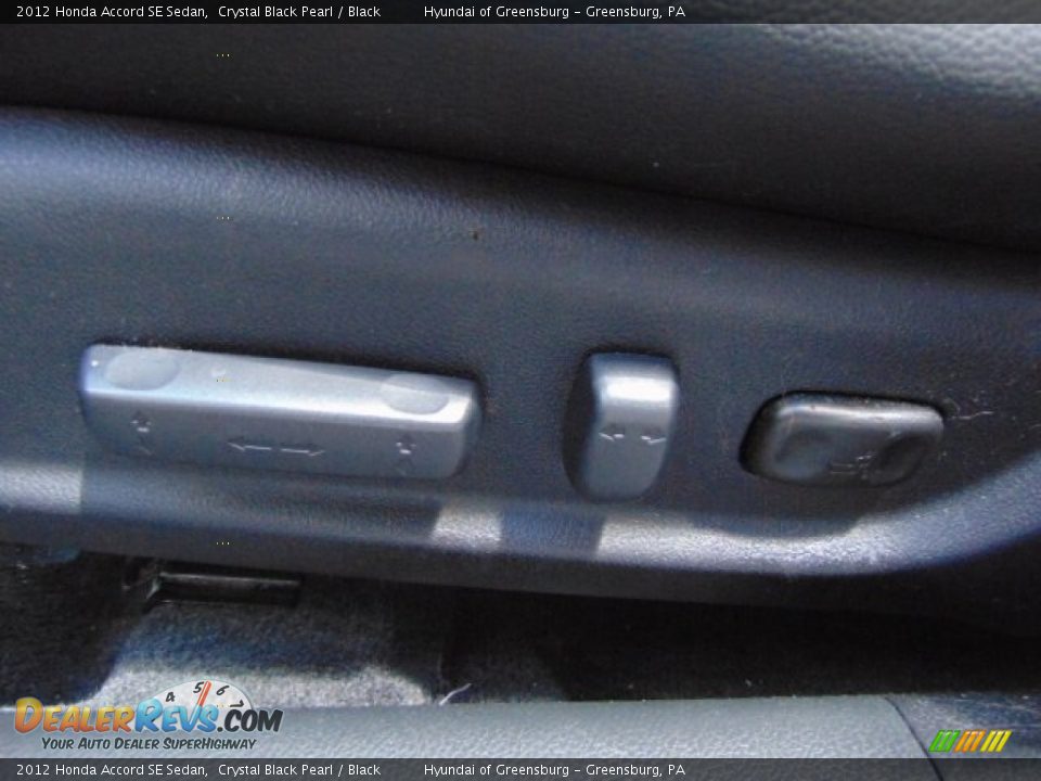 2012 Honda Accord SE Sedan Crystal Black Pearl / Black Photo #13