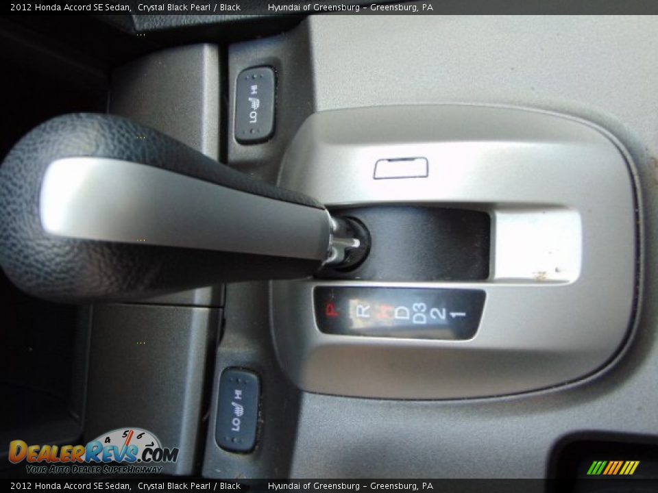 2012 Honda Accord SE Sedan Crystal Black Pearl / Black Photo #15