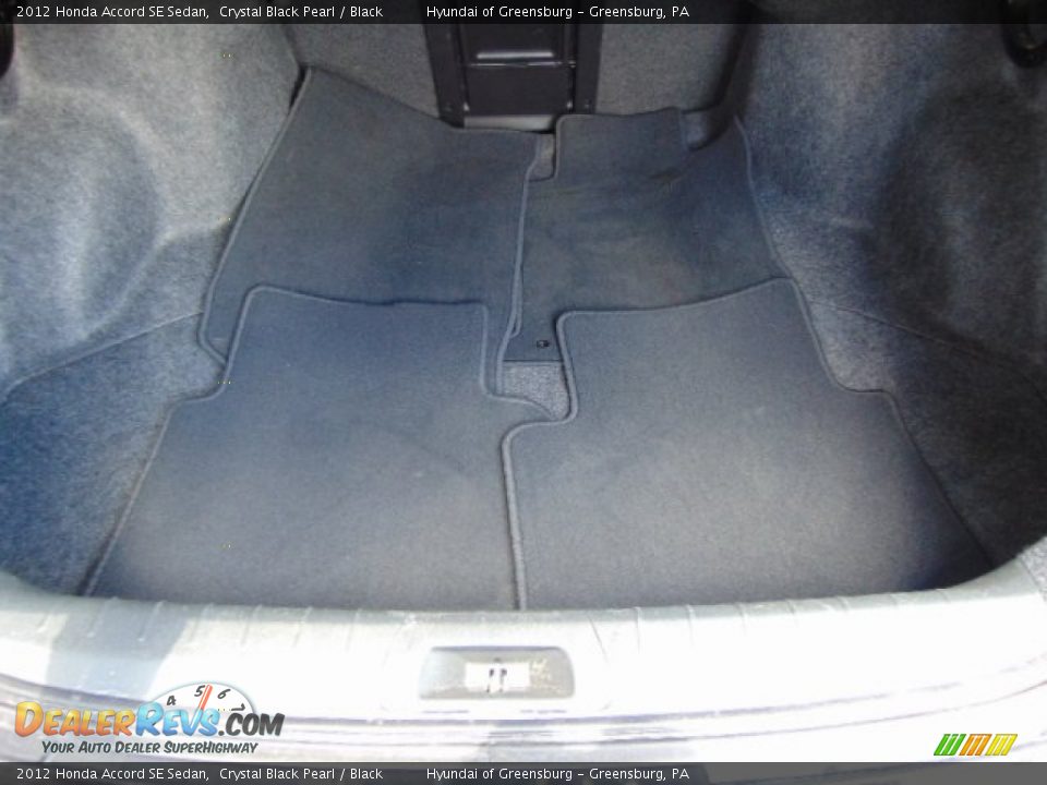 2012 Honda Accord SE Sedan Crystal Black Pearl / Black Photo #18