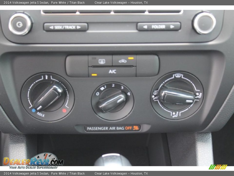 2014 Volkswagen Jetta S Sedan Pure White / Titan Black Photo #14