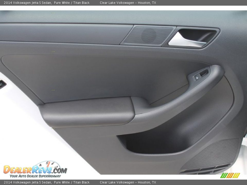 2014 Volkswagen Jetta S Sedan Pure White / Titan Black Photo #18