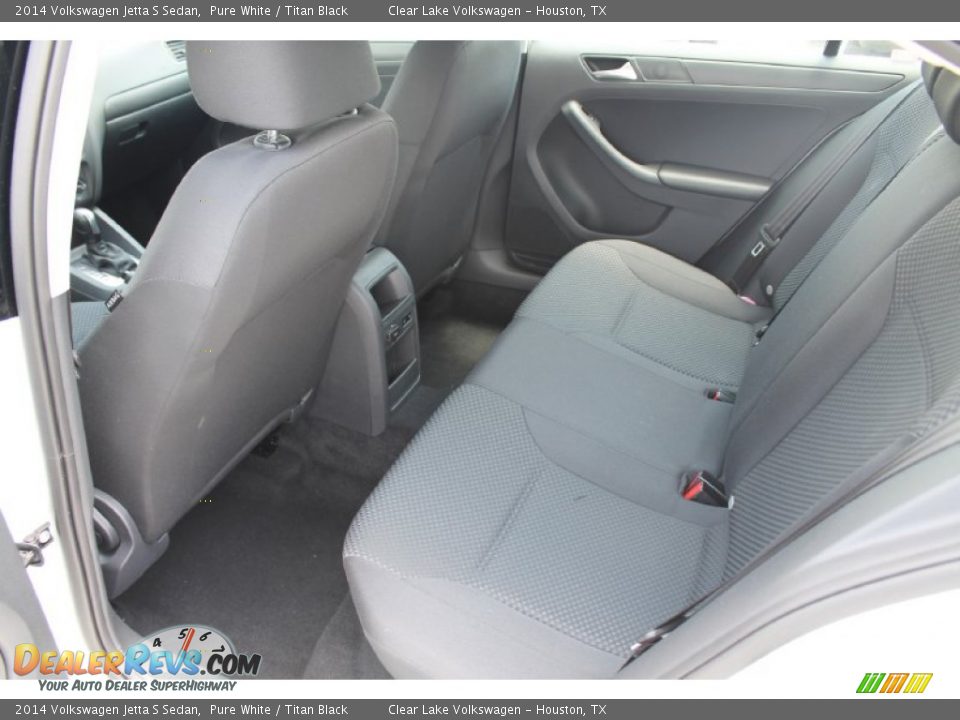 2014 Volkswagen Jetta S Sedan Pure White / Titan Black Photo #19