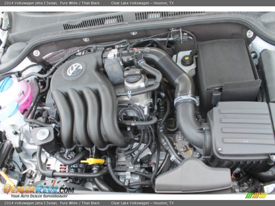 2014 Volkswagen Jetta S Sedan Pure White / Titan Black Photo #23