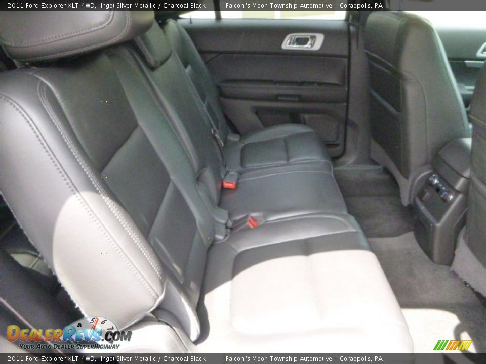 2011 Ford Explorer XLT 4WD Ingot Silver Metallic / Charcoal Black Photo #14