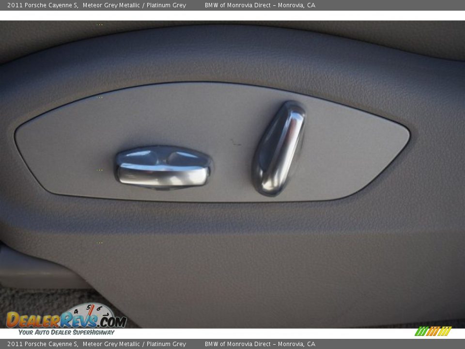 2011 Porsche Cayenne S Meteor Grey Metallic / Platinum Grey Photo #14