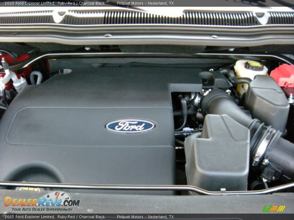 2015 Ford Explorer Limited 3.5 Liter DOHC 24-Valve Ti-VCT V6 Engine Photo #16