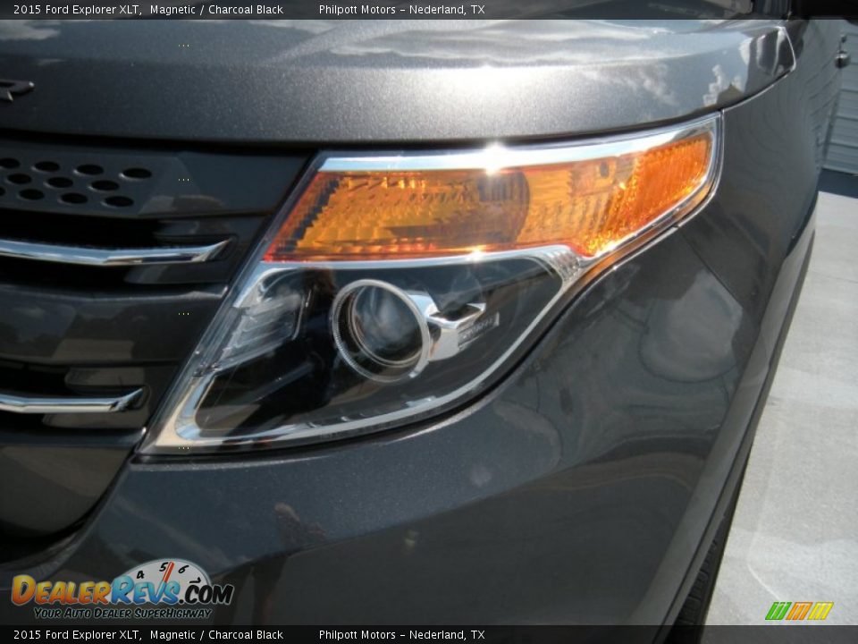 2015 Ford Explorer XLT Magnetic / Charcoal Black Photo #9