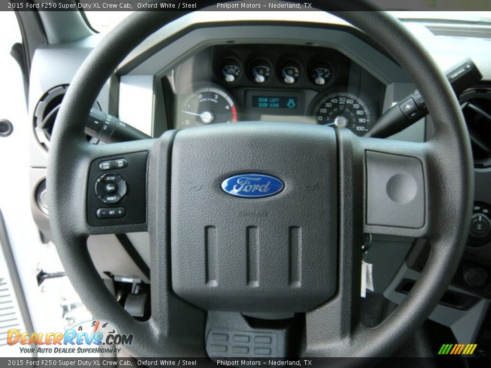 2015 Ford F250 Super Duty XL Crew Cab Steering Wheel Photo #31