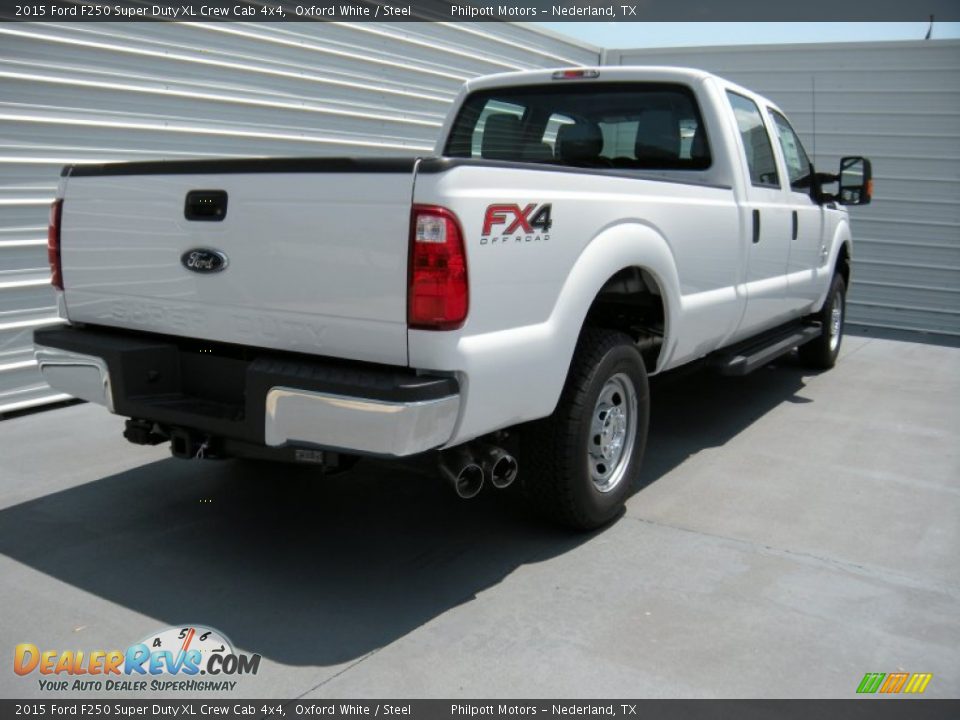 2015 Ford F250 Super Duty XL Crew Cab 4x4 Oxford White / Steel Photo #4