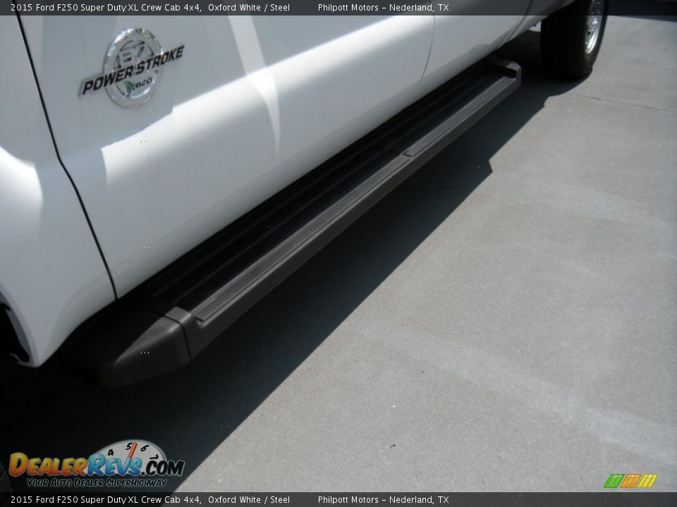 2015 Ford F250 Super Duty XL Crew Cab 4x4 Oxford White / Steel Photo #12