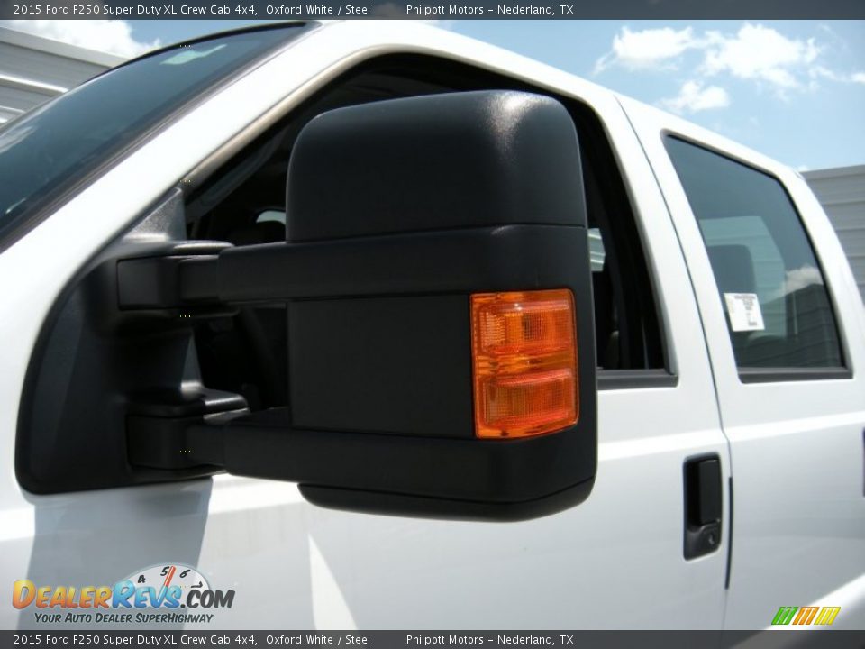 2015 Ford F250 Super Duty XL Crew Cab 4x4 Oxford White / Steel Photo #13