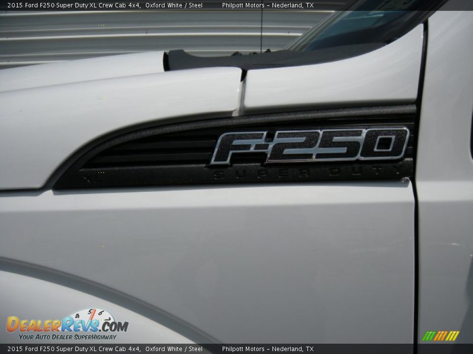 2015 Ford F250 Super Duty XL Crew Cab 4x4 Oxford White / Steel Photo #14