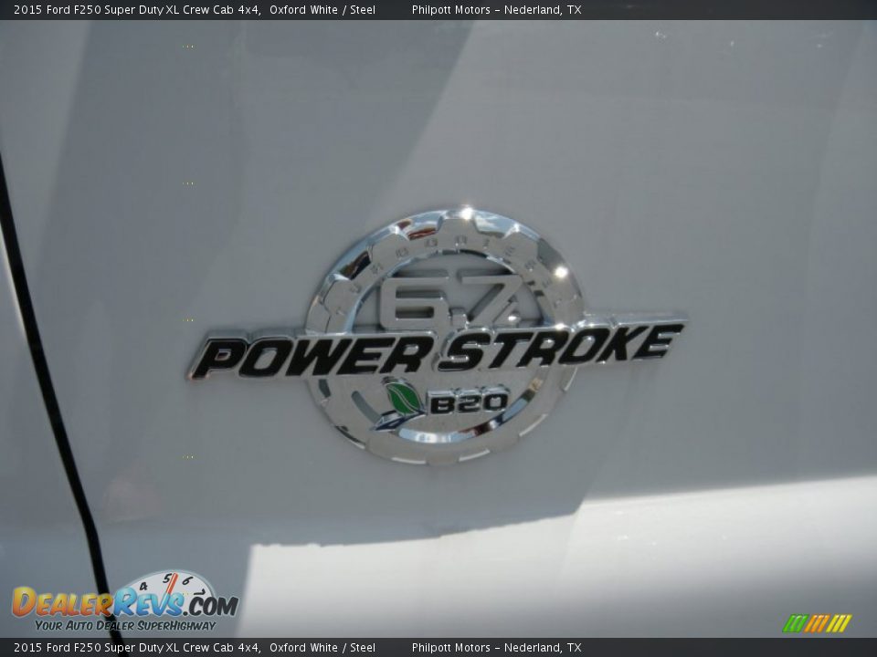 2015 Ford F250 Super Duty XL Crew Cab 4x4 Oxford White / Steel Photo #15