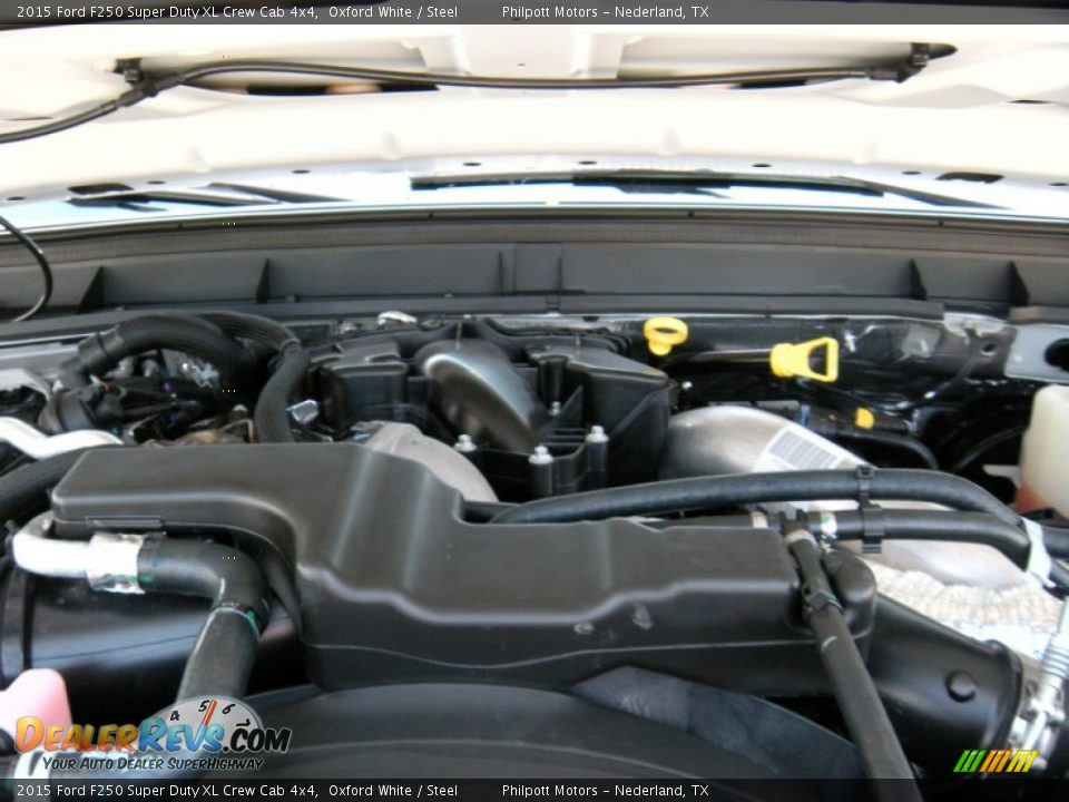 2015 Ford F250 Super Duty XL Crew Cab 4x4 Oxford White / Steel Photo #18