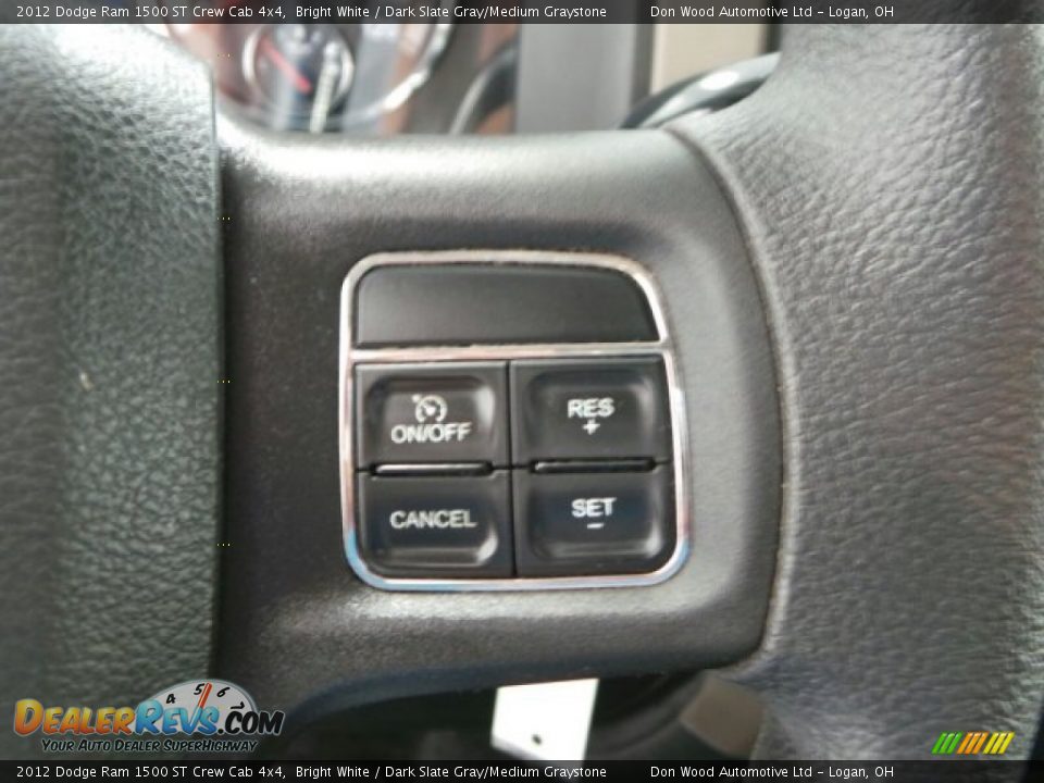 2012 Dodge Ram 1500 ST Crew Cab 4x4 Bright White / Dark Slate Gray/Medium Graystone Photo #22