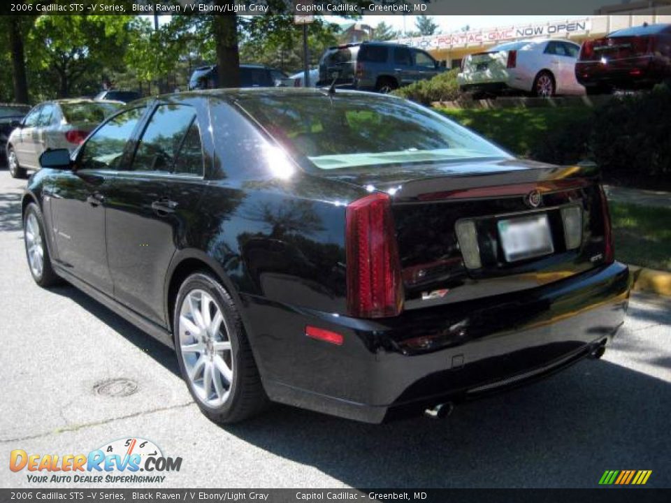 2006 Cadillac STS -V Series Black Raven / V Ebony/Light Gray Photo #2