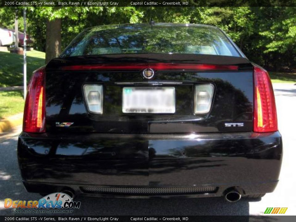 2006 Cadillac STS -V Series Black Raven / V Ebony/Light Gray Photo #3