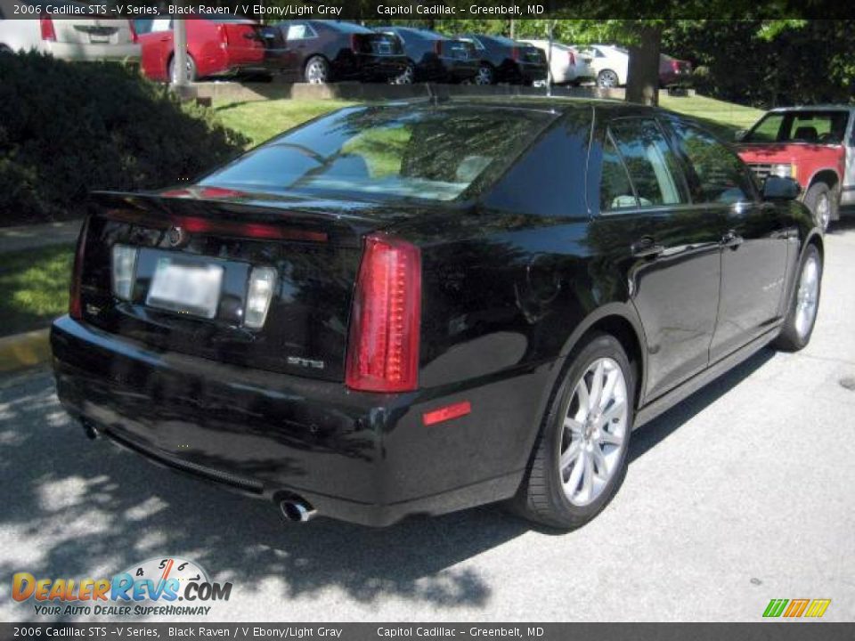 2006 Cadillac STS -V Series Black Raven / V Ebony/Light Gray Photo #4