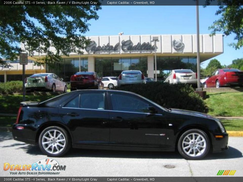 2006 Cadillac STS -V Series Black Raven / V Ebony/Light Gray Photo #5