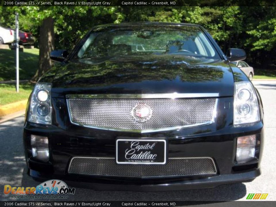 2006 Cadillac STS -V Series Black Raven / V Ebony/Light Gray Photo #7