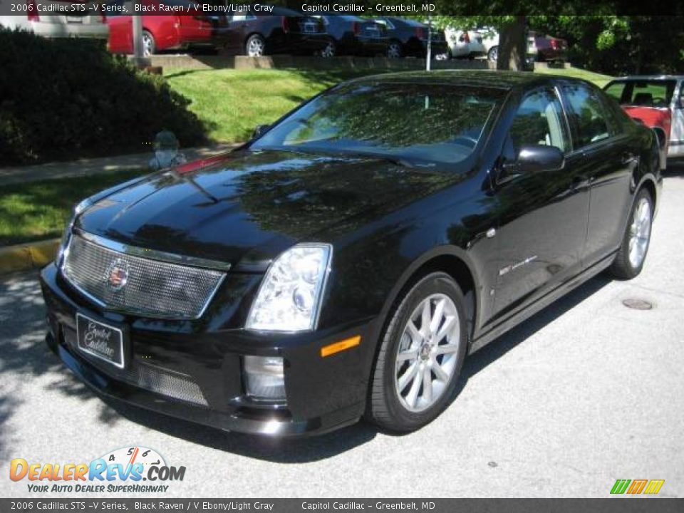 2006 Cadillac STS -V Series Black Raven / V Ebony/Light Gray Photo #8