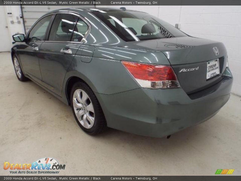 2009 Honda Accord EX-L V6 Sedan Mystic Green Metallic / Black Photo #2