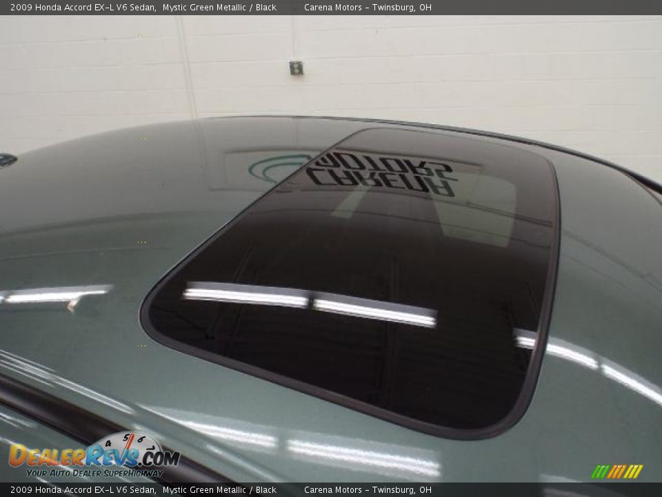 2009 Honda Accord EX-L V6 Sedan Mystic Green Metallic / Black Photo #4