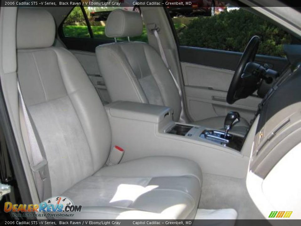 2006 Cadillac STS -V Series Black Raven / V Ebony/Light Gray Photo #12