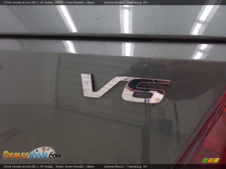 2009 Honda Accord EX-L V6 Sedan Mystic Green Metallic / Black Photo #5