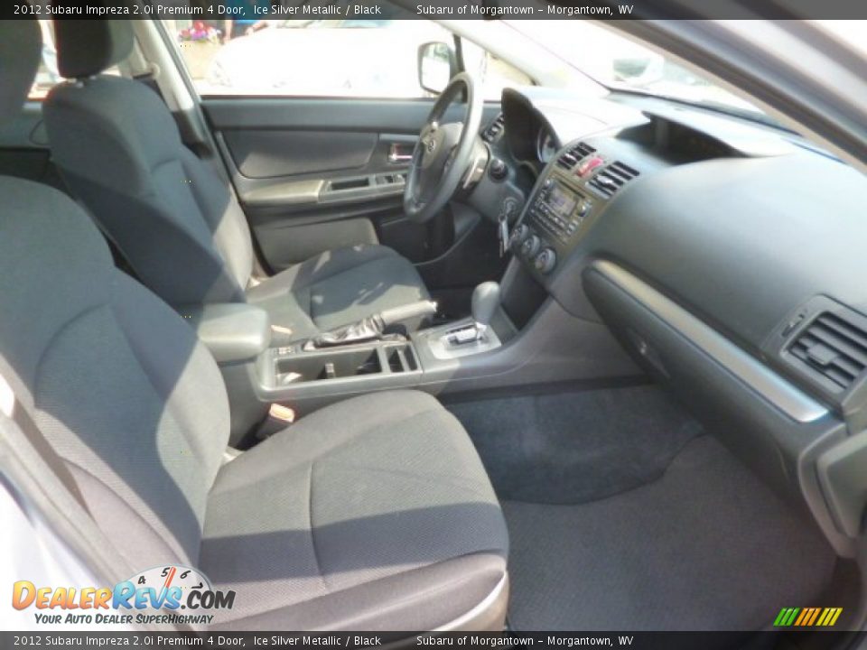 2012 Subaru Impreza 2.0i Premium 4 Door Ice Silver Metallic / Black Photo #4