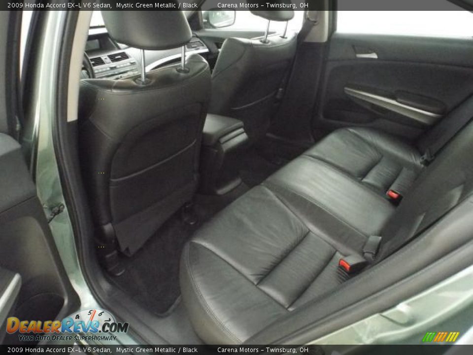 2009 Honda Accord EX-L V6 Sedan Mystic Green Metallic / Black Photo #10