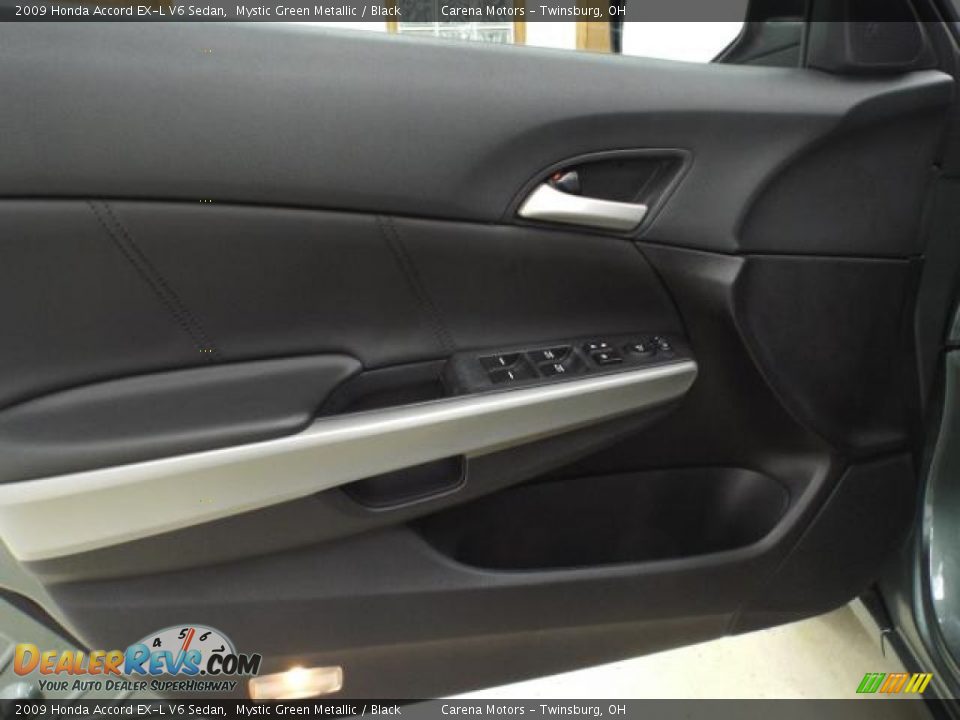 2009 Honda Accord EX-L V6 Sedan Mystic Green Metallic / Black Photo #12