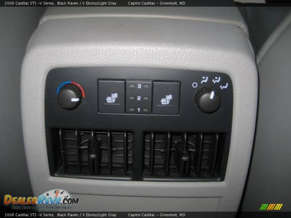 2006 Cadillac STS -V Series Black Raven / V Ebony/Light Gray Photo #18