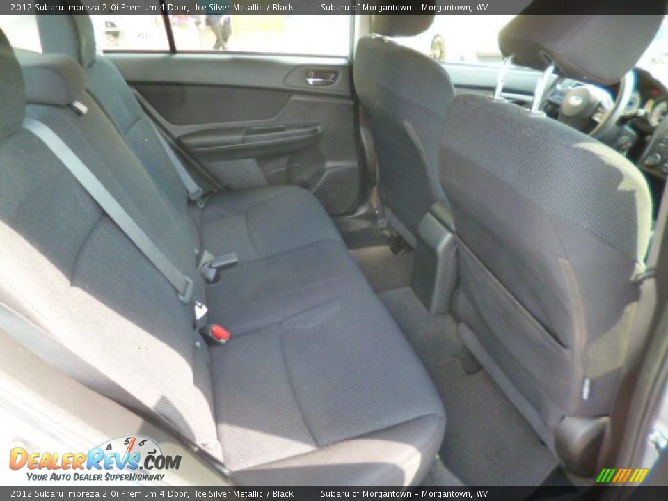 2012 Subaru Impreza 2.0i Premium 4 Door Ice Silver Metallic / Black Photo #14