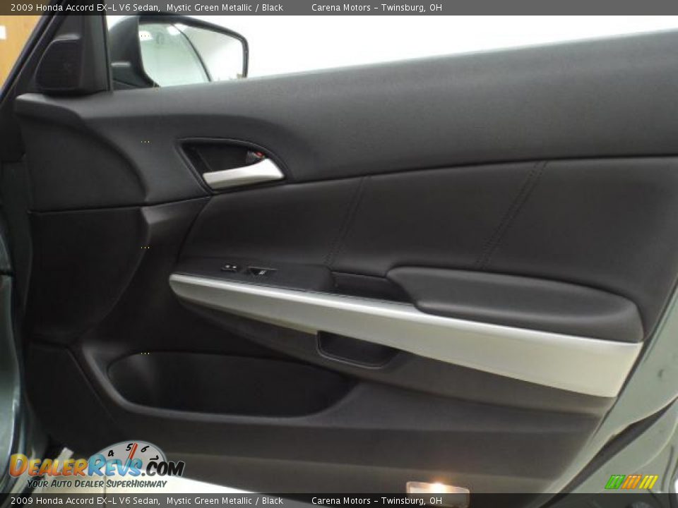 2009 Honda Accord EX-L V6 Sedan Mystic Green Metallic / Black Photo #23