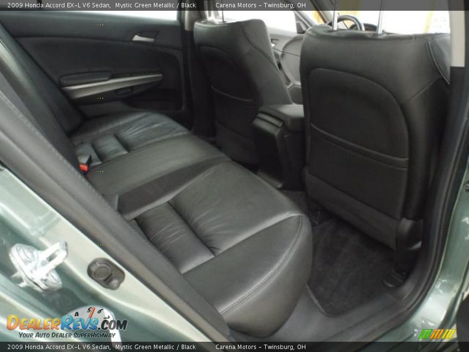 2009 Honda Accord EX-L V6 Sedan Mystic Green Metallic / Black Photo #24