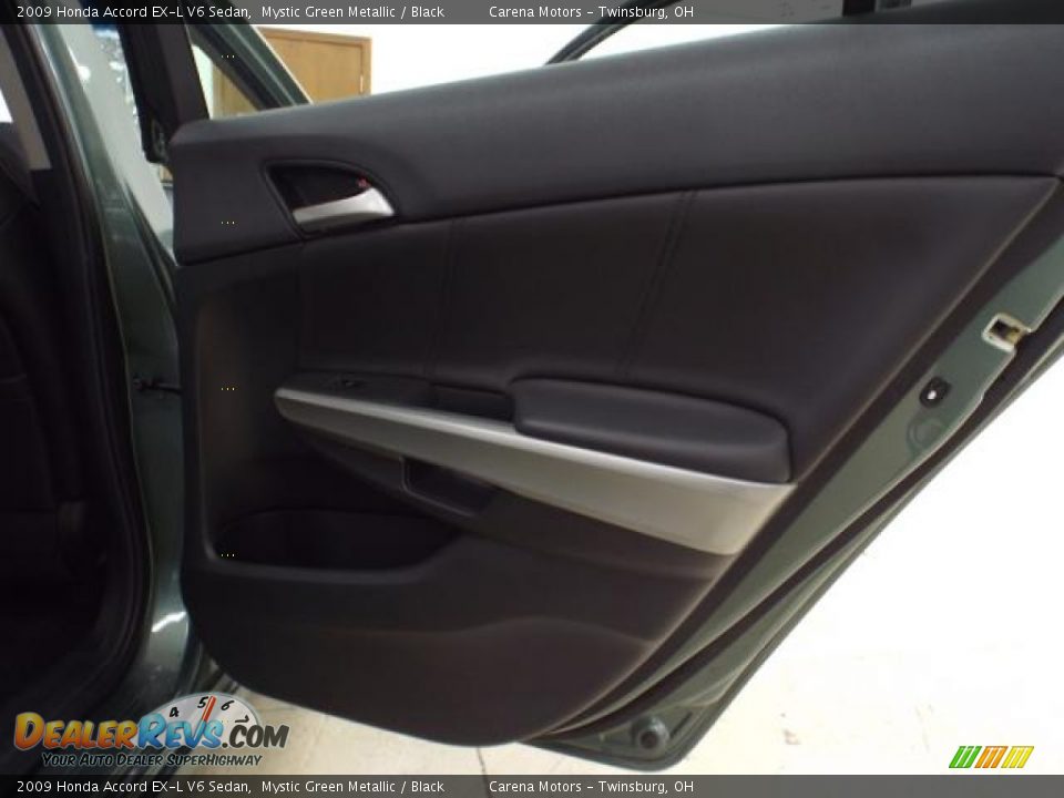 2009 Honda Accord EX-L V6 Sedan Mystic Green Metallic / Black Photo #26