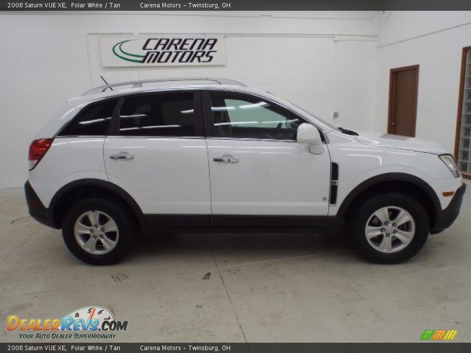 2008 Saturn VUE XE Polar White / Tan Photo #5