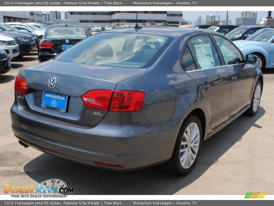 2014 Volkswagen Jetta SEL Sedan Platinum Gray Metallic / Titan Black Photo #2