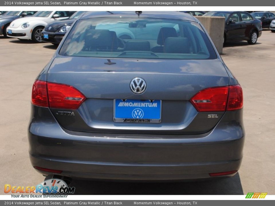 2014 Volkswagen Jetta SEL Sedan Platinum Gray Metallic / Titan Black Photo #3