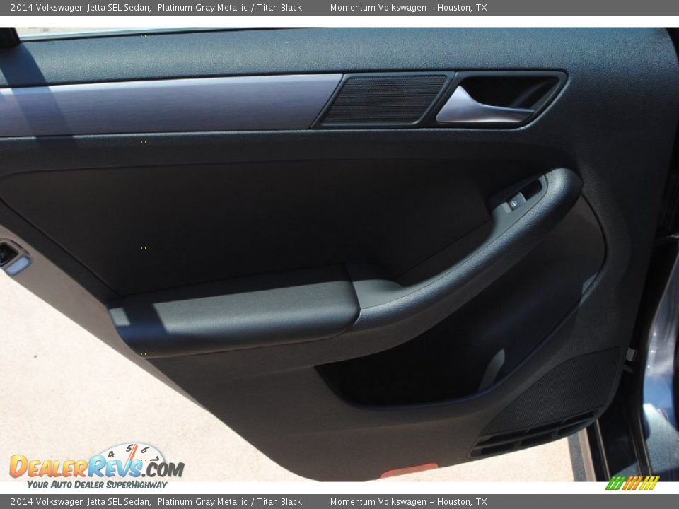 2014 Volkswagen Jetta SEL Sedan Platinum Gray Metallic / Titan Black Photo #10