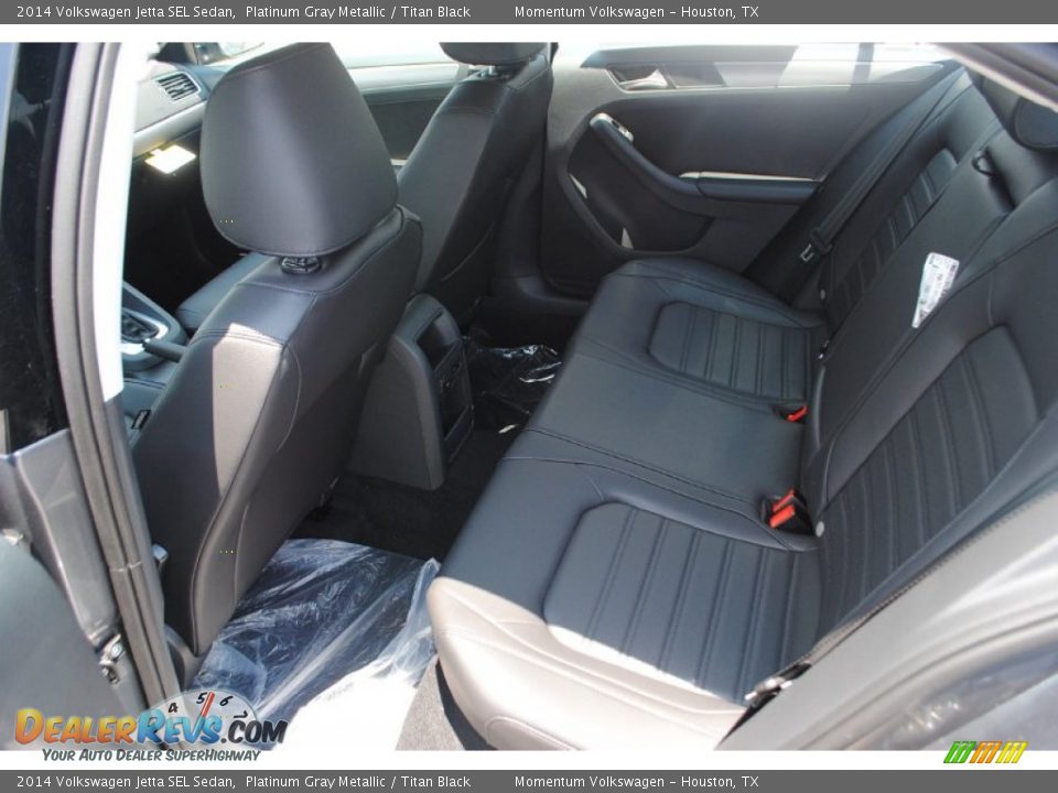 2014 Volkswagen Jetta SEL Sedan Platinum Gray Metallic / Titan Black Photo #11
