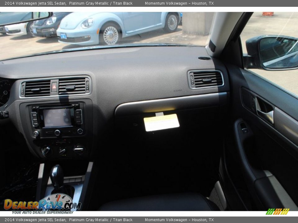 2014 Volkswagen Jetta SEL Sedan Platinum Gray Metallic / Titan Black Photo #13